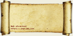 Janko Perušinović vizit kartica